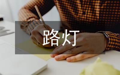 路燈工程施工總結(jié)