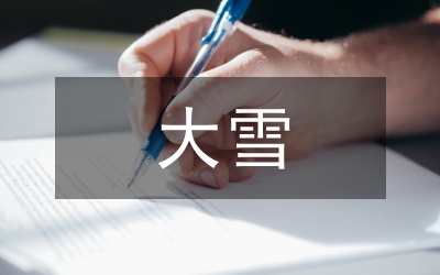 那年冬天好大雪