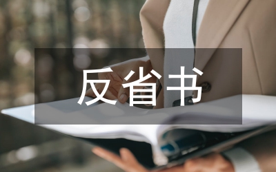 反省書
